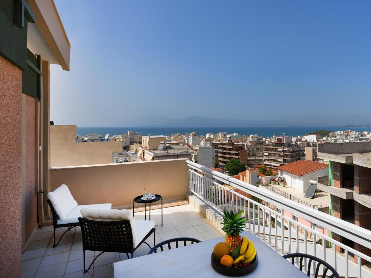 Modern Penthouse Overlooking Halkis Chalkís Buitenkant foto